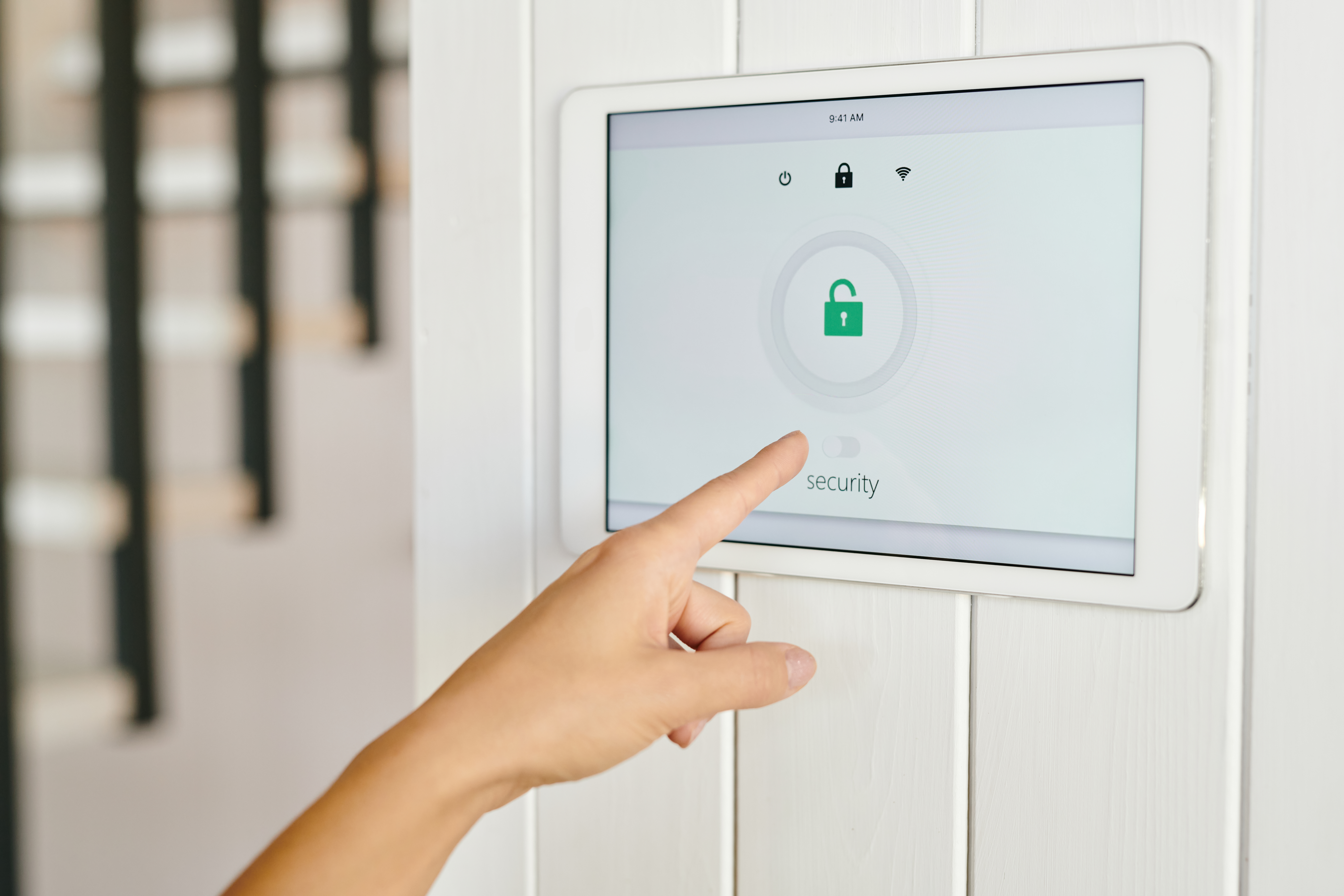 Intruder alarm system installation